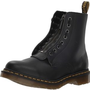 Size 8 EUC Dr. Martens Women's 1460 Pascal FRNT Zip Arcadia Mid Calf Boot￼